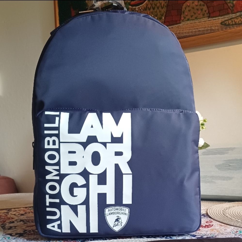 Lamborghini Backpack Unisex Made In Italy This  Backpack Will Boost Your…